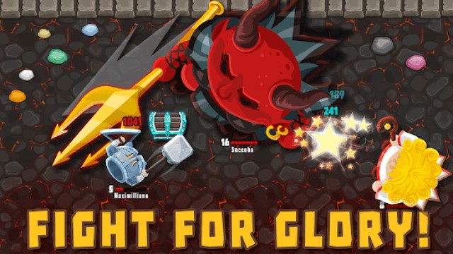 Chiến đấu để có được vinh quang trong game MiniGiants.io