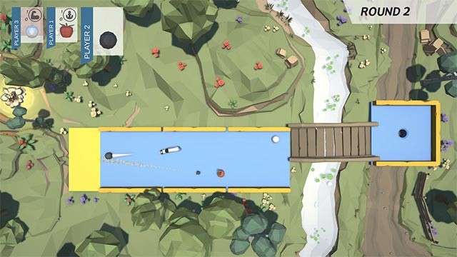 Tận dụng 10 item sẵn có trong Mini Golf để loại bỏ đối thủ và giành chiến thắng cuối cùng