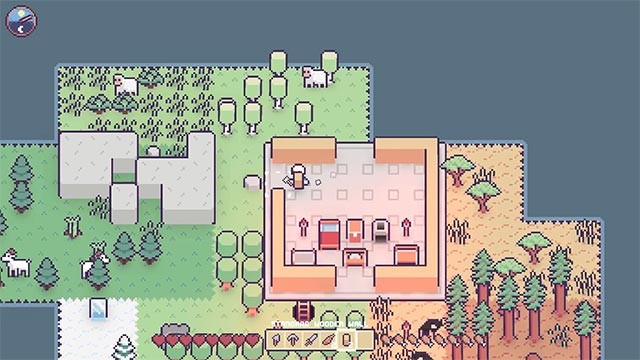 Khai thác tiềm năng từ các khu rừng, hầm mỏ, sa mạc... trong thế giới game Mini Land Adventure