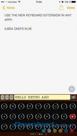 Sử dụng bàn phím ảo Mininigma cho iOS trên mọi ứng dụng