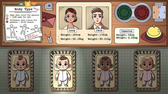 Giải các câu đố di truyền đơn giản để ghép trẻ với đúng bố mẹ