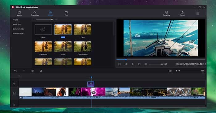 MiniTool Movie Maker là phần mềm chỉnh sửa video đa tiện ích