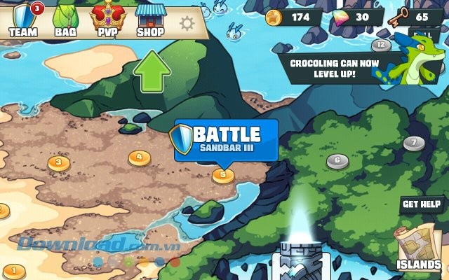 Giao diện game Mino Monsters 2: Evolution