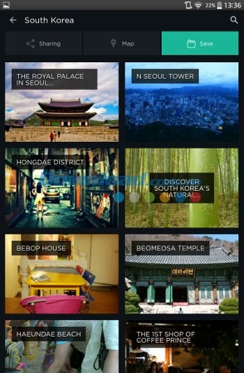 Minube đề xuất điểm đến theo khu vực địa lý