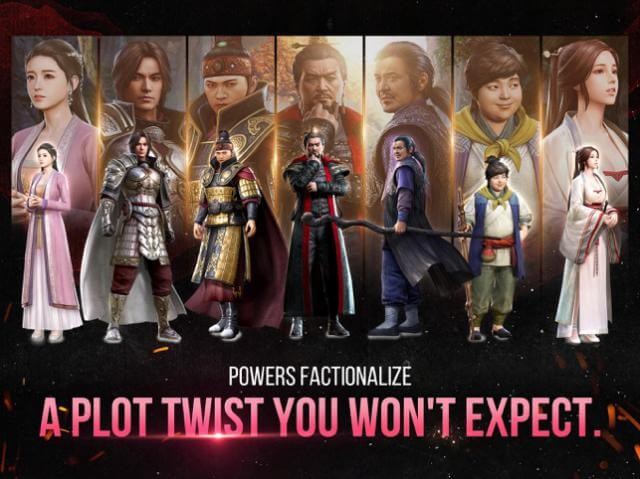 Các nhân vật trong game đa dạng, mạnh mẽ