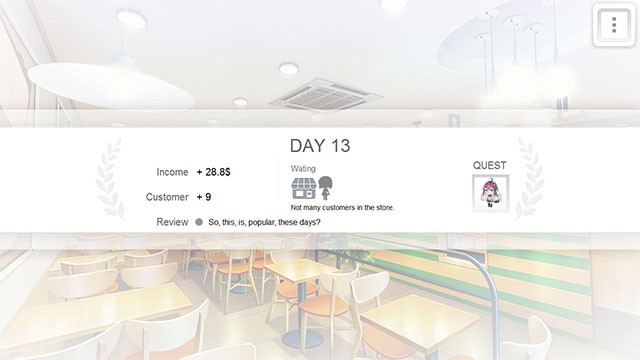 Hoàn thành nhiệm vụ của 1 người quản lý nhà hàng trong Miracle Snack Shop