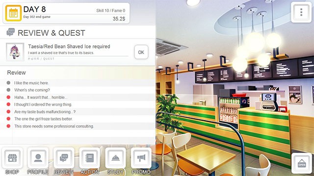 Liệu người quản lý nhà hàng có chinh phục được nữ hoàng xinh đẹp trong Miracle Snack Shop?