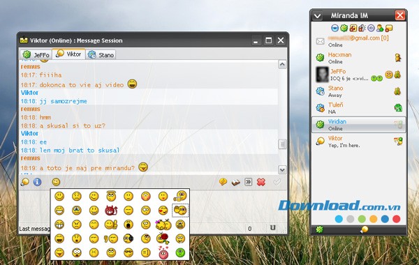 Miranda IM trên WIndows