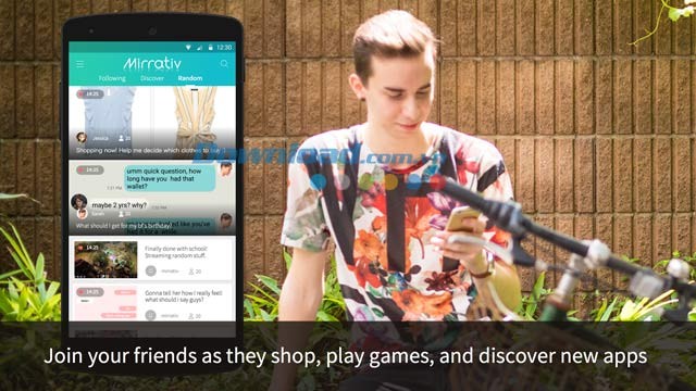 Mirrativ - chia sẻ mọi lúc mọi nơi