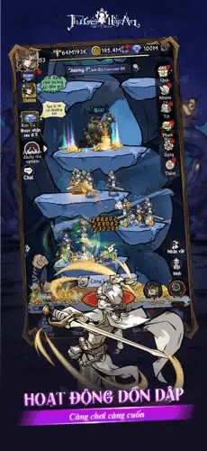 Hoạt động dồn dập