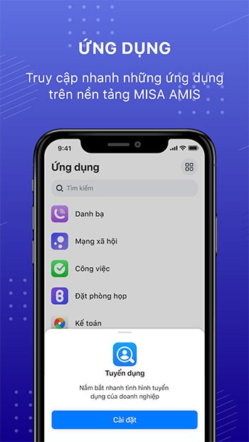 Ứng dụng MISA AMIS