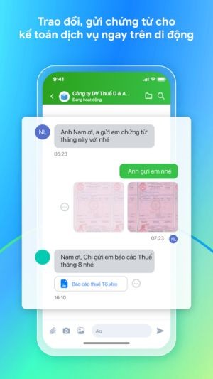 Trao đổi, gửi chứng từ nhanh chóng