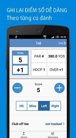 Ghi điểm thuận tiện, nhanh chóng