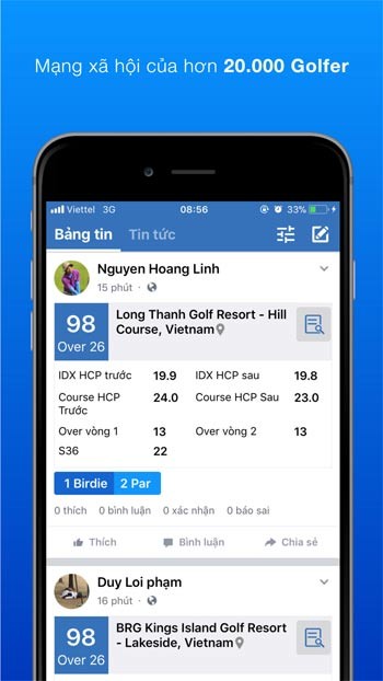 Mạng xã hội số 1 dành cho mọi người chơi Golf
