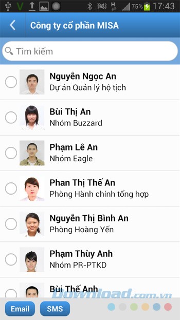 Gửi email, SMS