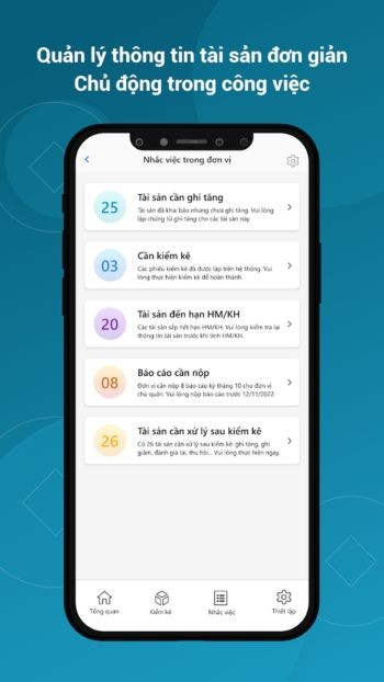 Quản lý thông tin tài sản đơn giản