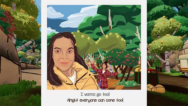 Kết nối lại với môi trường và những kỷ niệm mà nhân vật chính chia sẻ với em gái