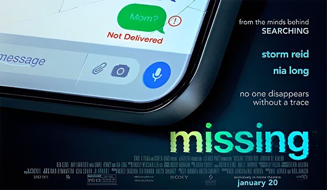 Poster chính thức của bộ phim Missing - Mất Tích