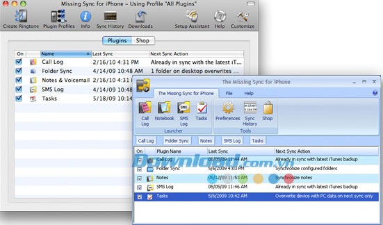 Missing Sync for iPhone for Mac