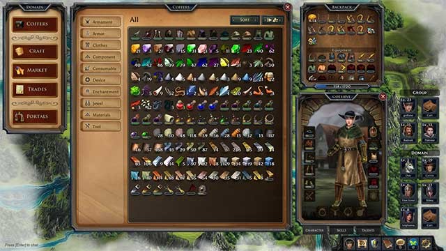 Nhân vật của bạn sẽ phát triển dựa trên kỹ năng bạn sử dụng