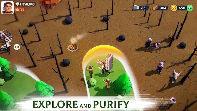 Khám phá và chữa lành vùng đất trong game Mist Survival