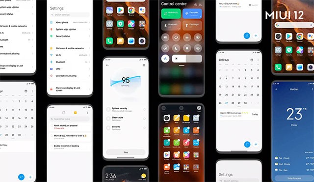 MIUI 12 là hệ điều hành mới nhất cho các thiết bị Xiaomi, Redmi