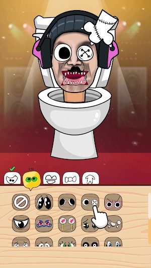 Mix Toilet Monster Makeover cho bạn tùy chỉnh quái vật bồn cầu của riêng mình