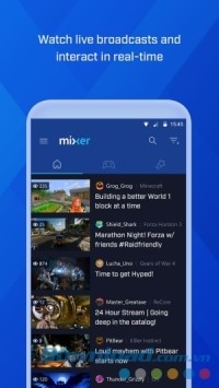 Mạng xã hội Mixer cho Android
