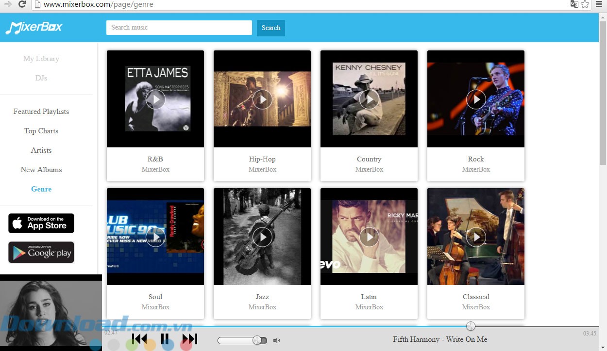 Lọc theo thể loại