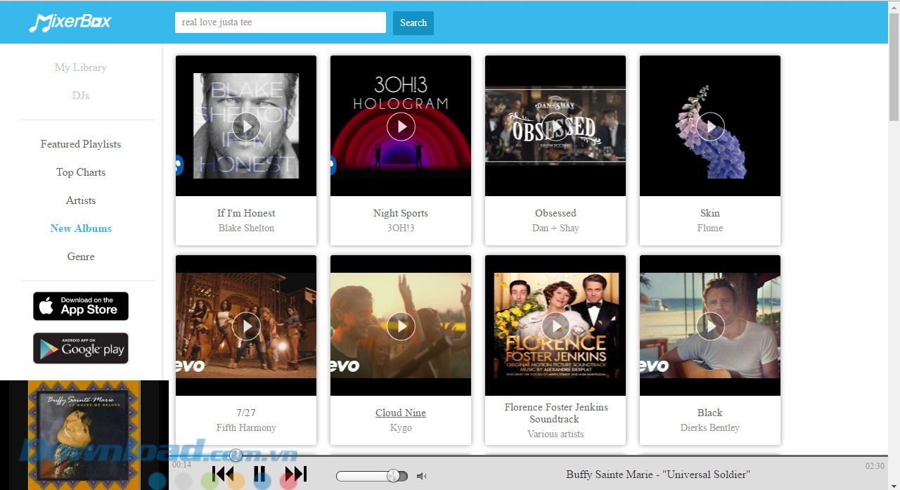 Khám phá ca khúc, album mới