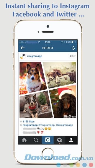 Chia sẻ ảnh nhanh