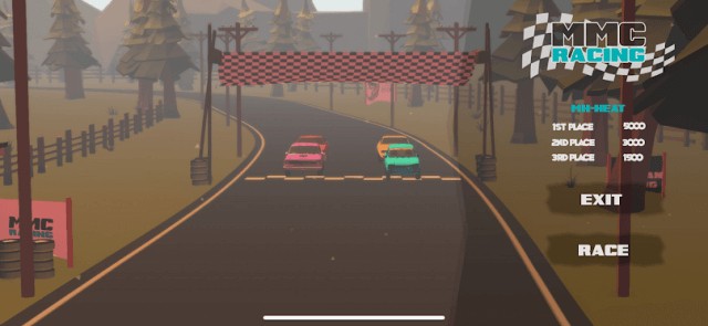 Tham gia cuộc cạnh tranh tốc độ với nhiều tay lái AI khác trong game MMC Racing