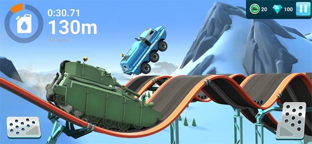 Điều khiển hàng loạt xe tải hầm hố