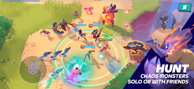 Chơi solo hoặc chiến đấu cùng bạn bè, săn quái vật trong game mo.co