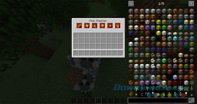 Giao diện Mob Grinding Utilities Mod