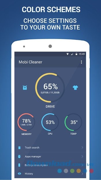 Cá nhân hóa Mobi Cleaner