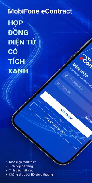 Hợp đồng điện tử có tích xanh