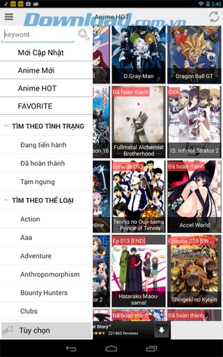 Mobile Anime Vietsub HD for Android