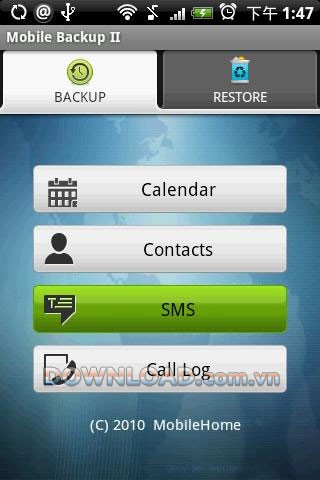 Mobile Backup II for Android