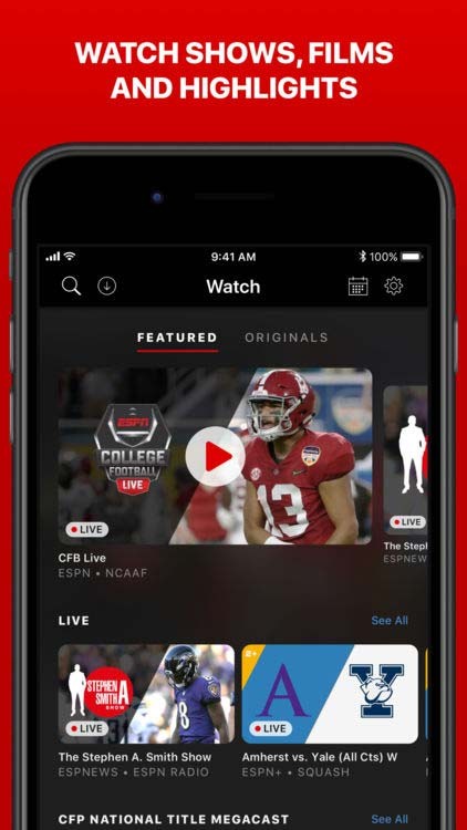 Cập nhật tin tức, chương trình và các sự kiện thể thao nóng hổi với ESPN