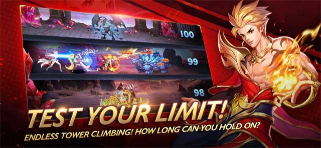 Kiểm tra giới hạn của bạn với nhiều chế độ game mà Mobile Legends: Adventure cung cấp