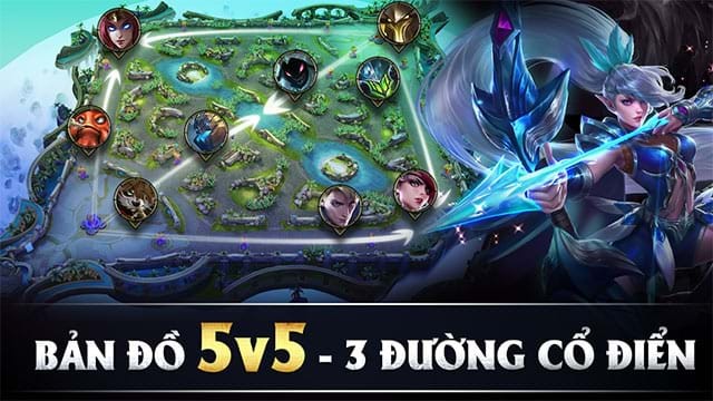 Tham gia các trận đối kháng 5v5 kịch tính trên Mobile Legends: Bang Bang