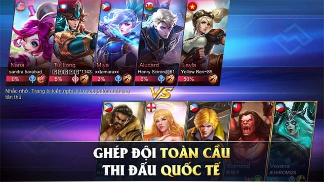 Ghép đội và xung trận game Mobile Legends: Bang Bang dù ở bất kỳ đâu và bất cứ khi nào