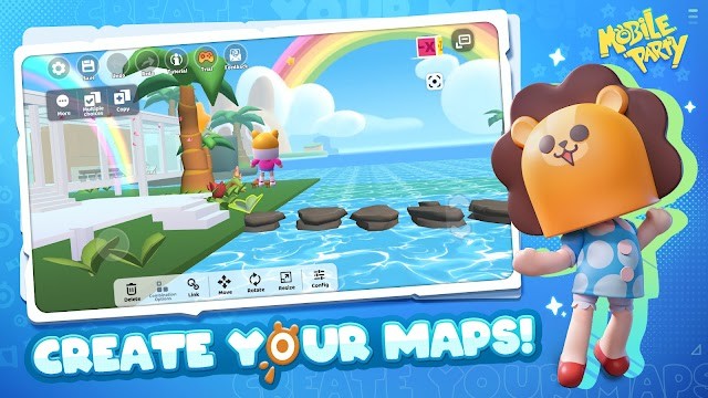 Tạo ra bản đồ của riêng bạn trong game Mobile Party