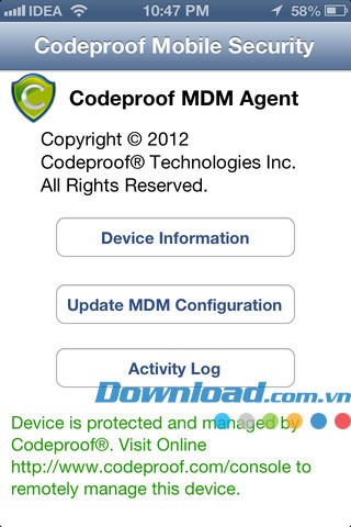 Mobile Security & Cloud MDM for iOS