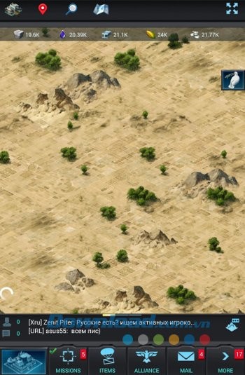 Bản đồ game Mobile Strike