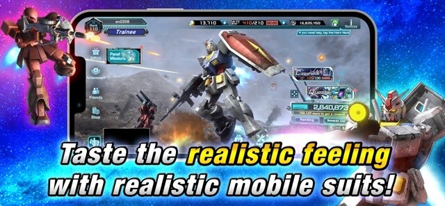 Trải nghiệm cảm giác chân thực khi chiến đấu với các Gundam mạnh mẽ trong game MOBILE SUIT GUNDAM U.C. ENGAGE