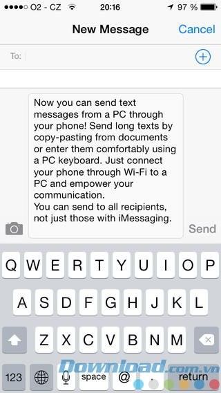 Sao chép tin nhắn, danh bạ...