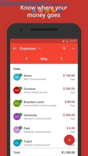 Kiểm soát xem tiền của bạn đã đi đâu