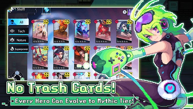 Mọi anh hùng đều có thể tiến hoa lên cấp Huyền thoại